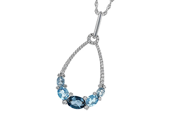 G187-85584: NECK 1.76 BLUE TOPAZ 1.96 TGW