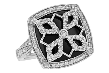 G187-89257: LDS DIA & ONYX RG .35 TW