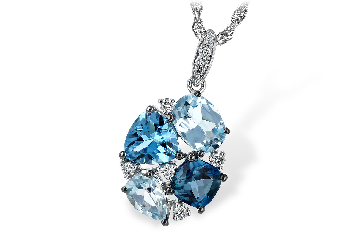 G189-64639: NECK 2.60 BLUE TOPAZ 2.70 TGW