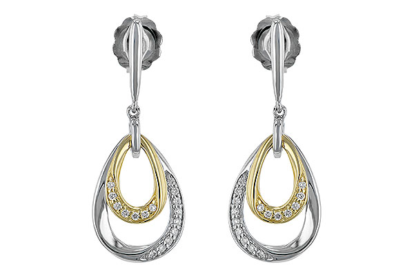 G189-69230: EARRINGS .12 TW
