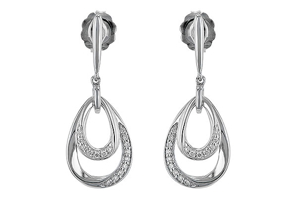 G189-69230: EARRINGS .12 TW