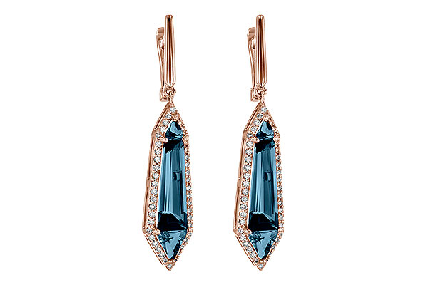 G190-57375: EARR 5.25 LONDON BLUE TOPAZ 5.67 TGW