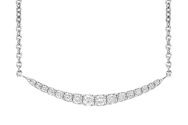 G190-59266: NECKLACE .20 TW (16 STONES)