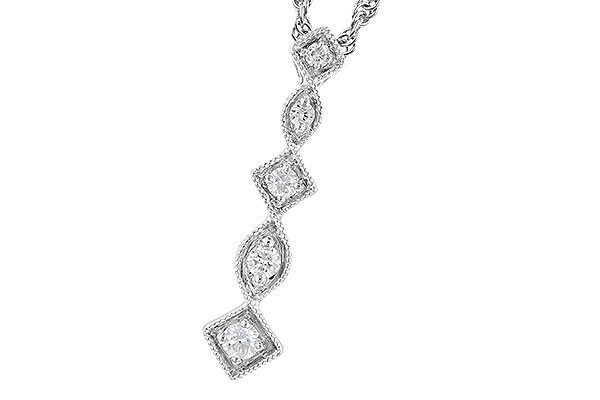 G273-34675: NECKLACE .10 TW