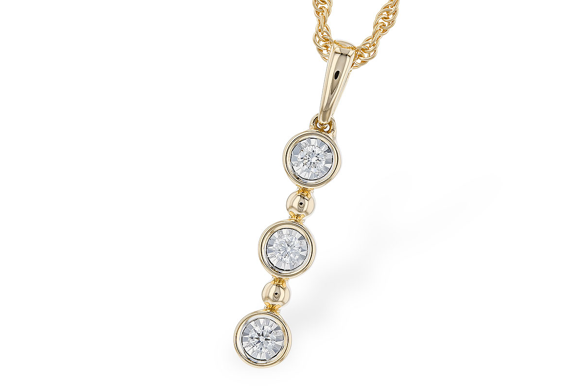 G274-21057: NECKLACE .08 TW