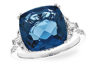 G274-21984: LDS RG 9.00 LONDON BLUE TOPAZ 9.25 TGW (12MM LBT)