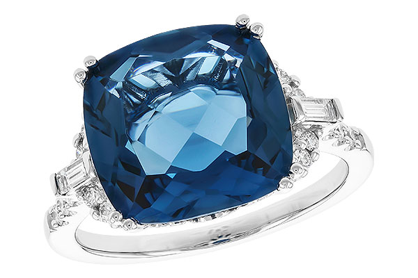 G274-21984: LDS RG 9.00 LONDON BLUE TOPAZ 9.25 TGW (12MM LBT)