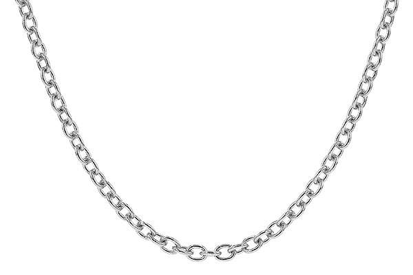 G274-24666: CABLE CHAIN (20", 1.3MM, 14KT, LOBSTER CLASP)