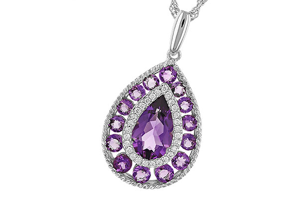 G274-25557: NECK 1.95 TW AMETHYST 2.05 TGW