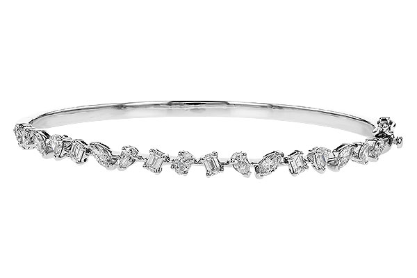 G274-25621: BANGLE 1.70 TW FANCY CUT DIAS