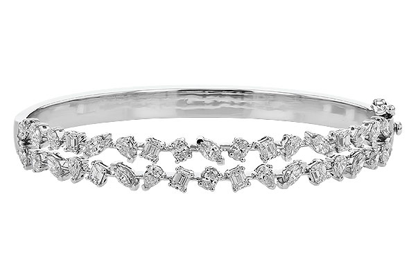 G274-25630: BANGLE 3.50 TW FANCY CUT DIAS