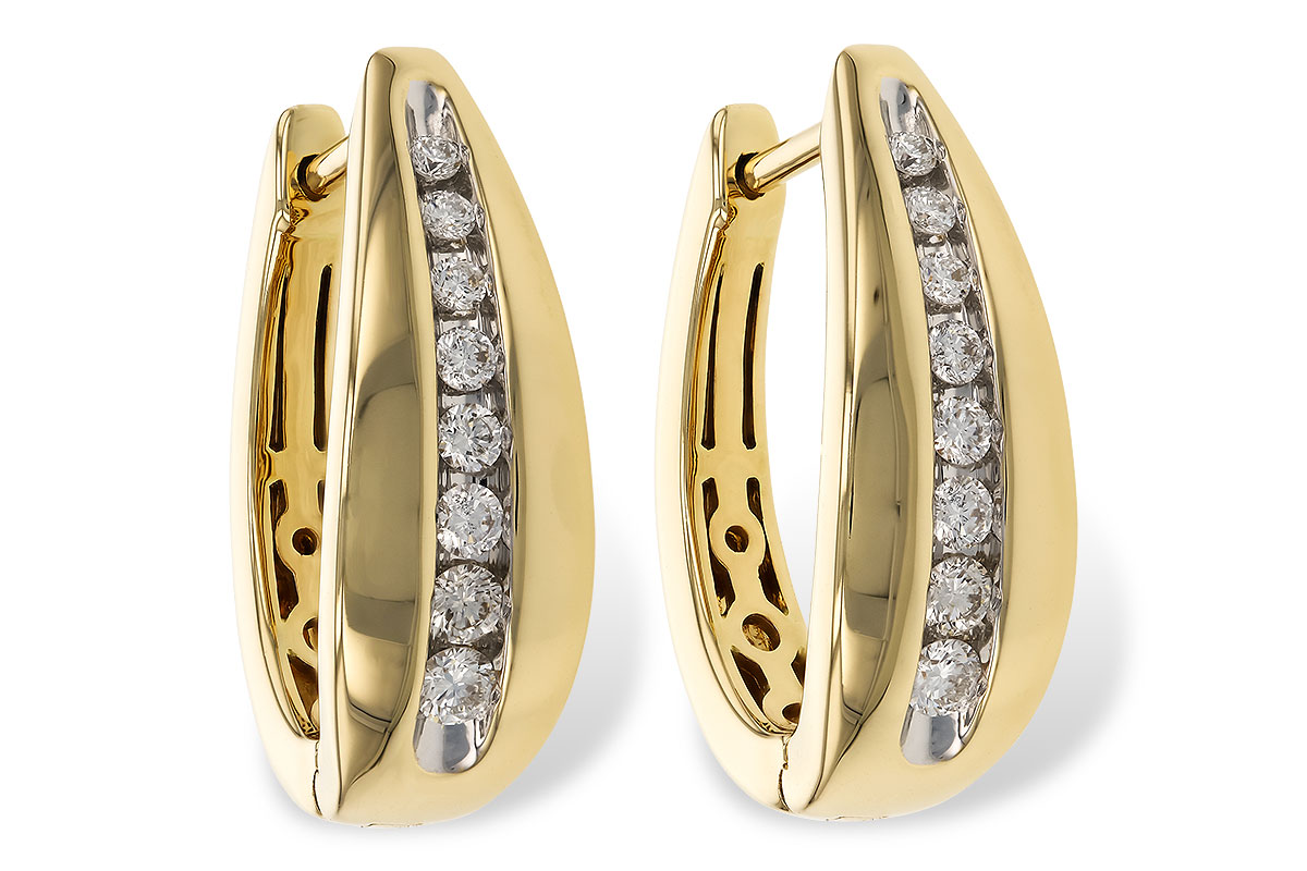 G274-26466: EARRINGS .40 TW