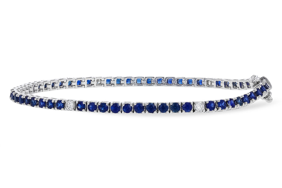 G275-10157: BRACELET 3.27 TW SAPP 3.52 TGW (7")