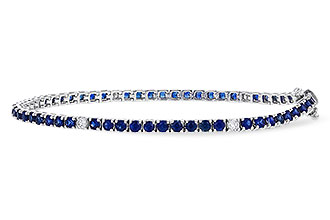 G275-10157: BRACELET 3.27 TW SAPP 3.52 TGW (7")