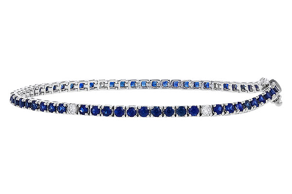 G275-10157: BRACELET 3.27 TW SAPP 3.52 TGW (7")