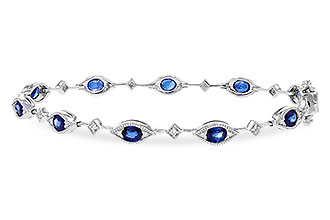 G275-10166: BRACELET 2.31 SAPPHIRE 2.50 TGW (7")