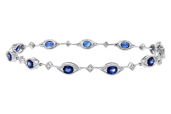 G275-10166: BRACELET 2.31 SAPPHIRE 2.50 TGW (7")