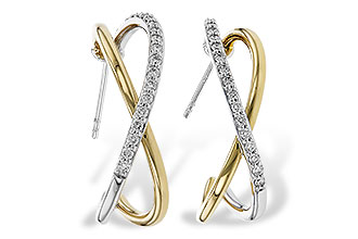 G275-11075: EARRINGS .50 TW