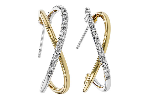 G275-11075: EARRINGS .50 TW