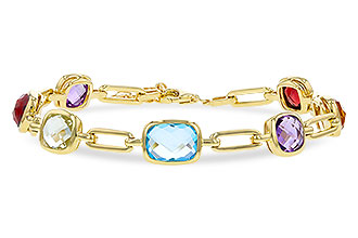 G275-12866: BRACELET 8.87 TW SEMI-PREC (GT,CIT,AMY,G.AMY,BT)