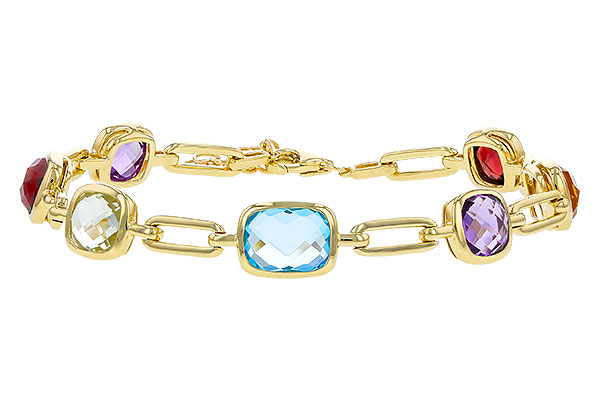 G275-12866: BRACELET 8.87 TW SEMI-PREC (GT,CIT,AMY,G.AMY,BT)
