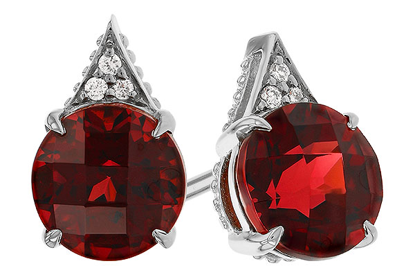 G275-15566: EARR 2.08 TW GARNET 2.10 TGW (6MM RD)