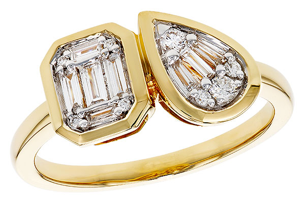 G275-16521: LDS DIA RG .17 TW BAGUETTE .25 TW