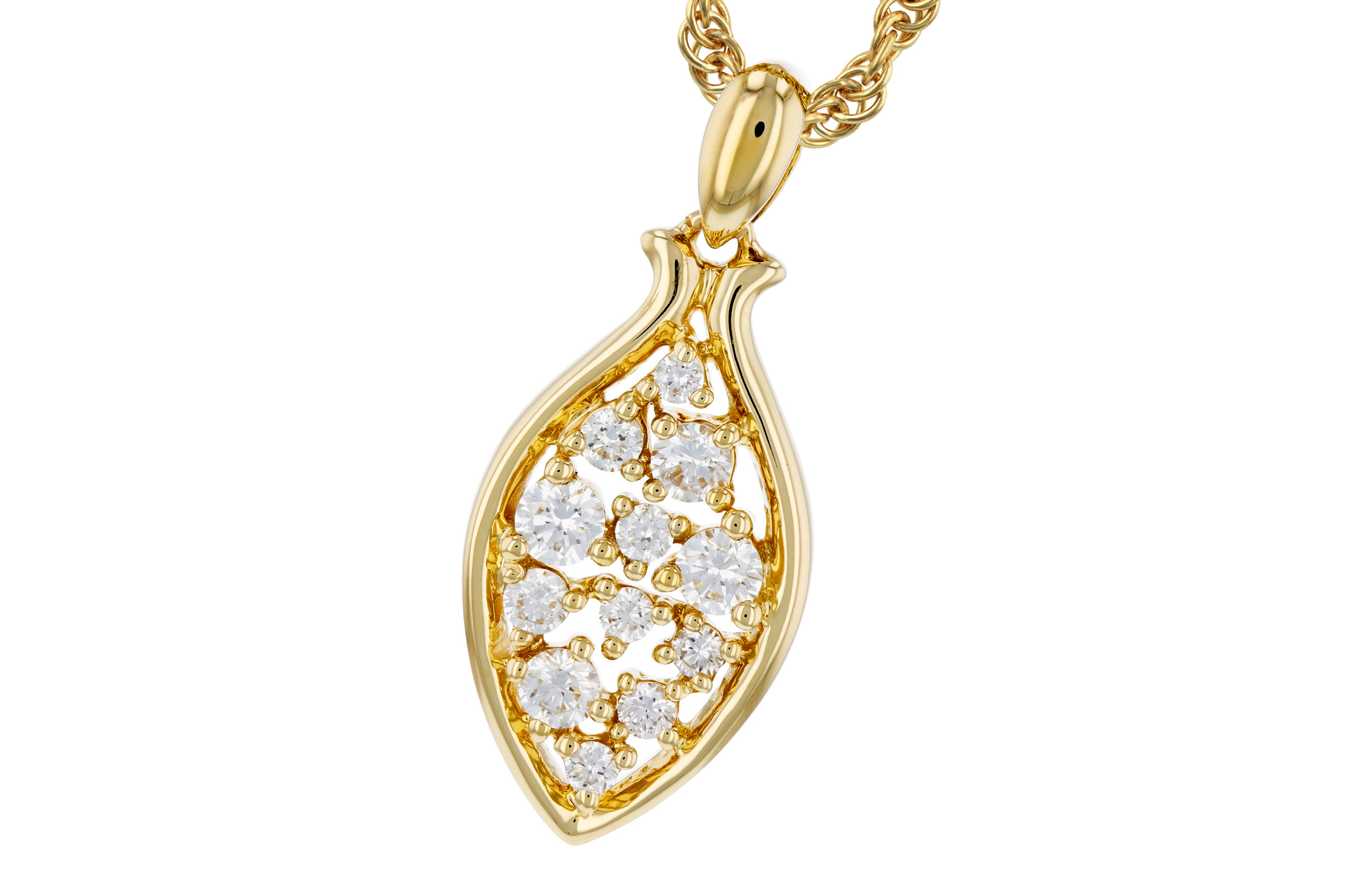G276-01939: NECKLACE .26 TW