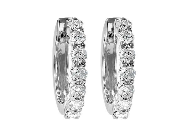 H001-48284: EARRINGS 1.00 CT TW