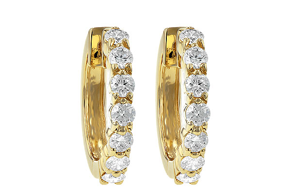 H001-48284: EARRINGS 1.00 CT TW