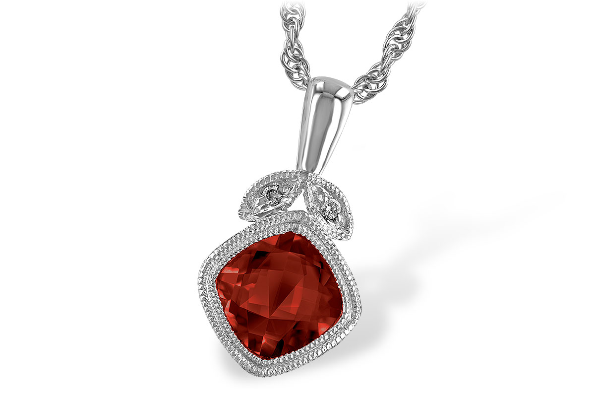 H184-25593: NECK 1.09 GARNET 1.10 TGW