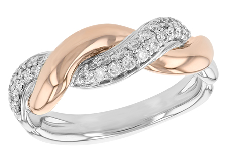 H188-77439: LDS WED RG .30 TW (ROSE & WG)