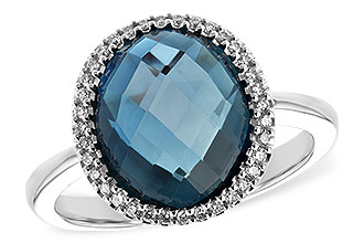 H189-65557: LDS RG 5.31 LONDON BLUE TOPAZ 5.45 TGW