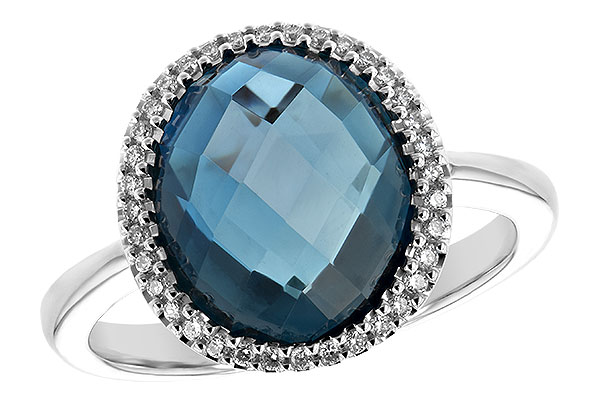 H189-65557: LDS RG 5.31 LONDON BLUE TOPAZ 5.45 TGW