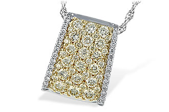 H189-65584: NECK .95 YELLOW DIAS 1.09 TW
