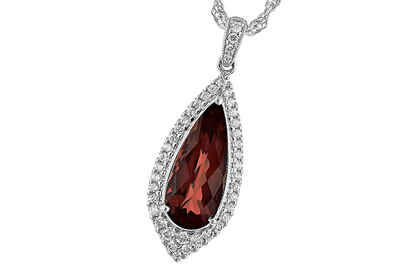 H189-66493: NECK 2.27 GARNET 2.52 TGW