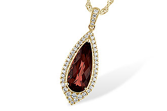 H189-66493: NECK 2.27 GARNET 2.52 TGW