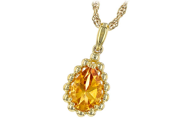 H189-67430: NECKLACE 1.06 CT CITRINE