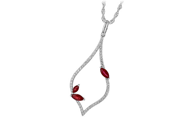 H190-54684: NECK .36 RUBY .56 TGW