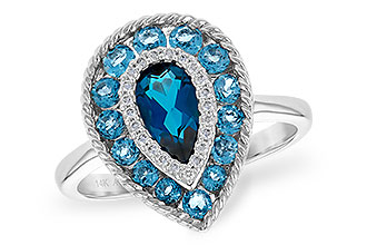 H190-58348: LDS RG 1.52 TW BLUE TOPAZ 1.60 TGW