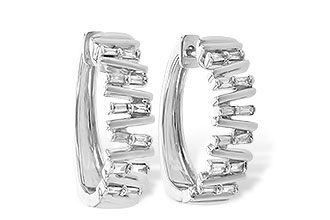 H190-59257: EARR .30 TW BAGUETTE DIAS