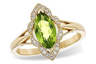 H190-60157: LDS RG .94 PERIDOT 1.05 TGW