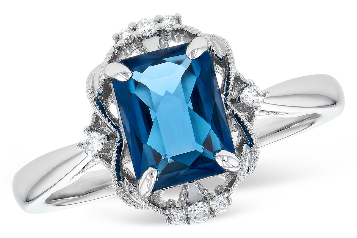 H273-30121: LDS RG 1.70 LONDON BLUE TOPAZ 1.76 TGW