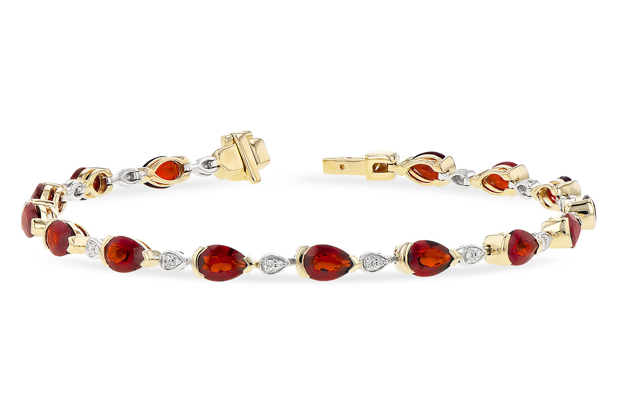H273-31021: BRACELET 6.44 GARNET 6.60 TGW