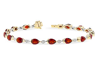 H273-31021: BRACELET 6.44 GARNET 6.60 TGW