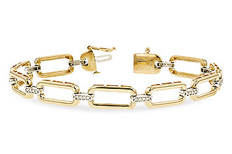 H274-23757: BRACELET .25 TW (7.5" - K189-69230 WITH LARGER LINKS)