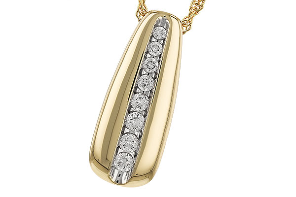 H274-26466: NECKLACE .25 TW