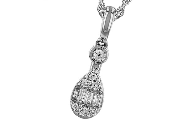 H275-10093: NECKLACE .05 BAG .14 TW