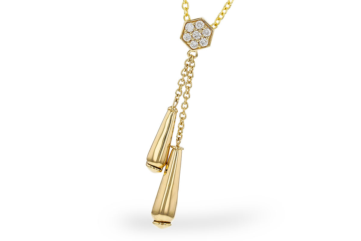 H275-10139: NECKLACE .11 TW