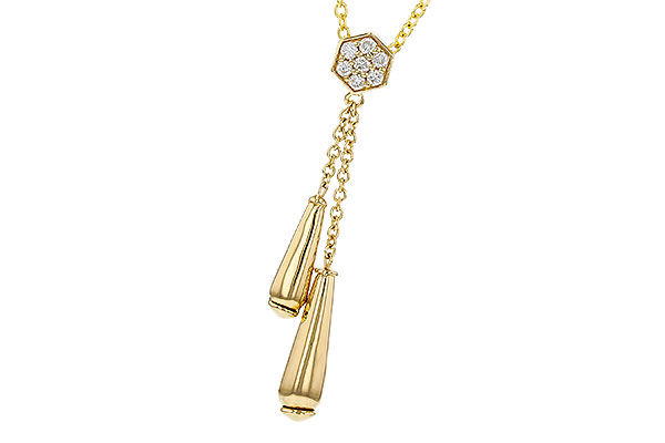 H275-10139: NECKLACE .11 TW
